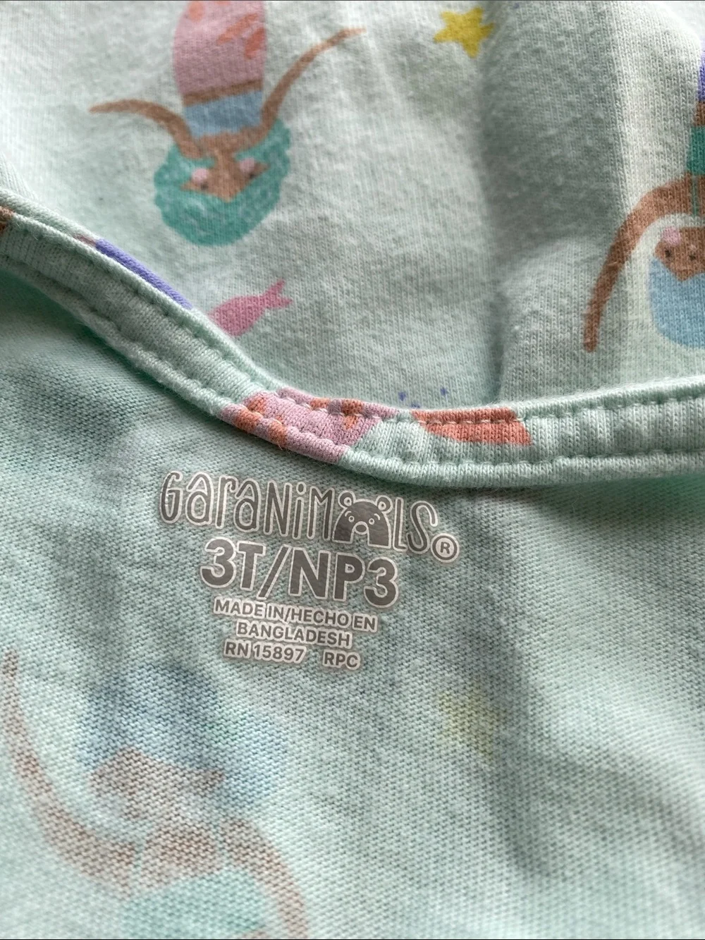 GARANIMALS Mermaid Theme sundress size toddler girls 3T